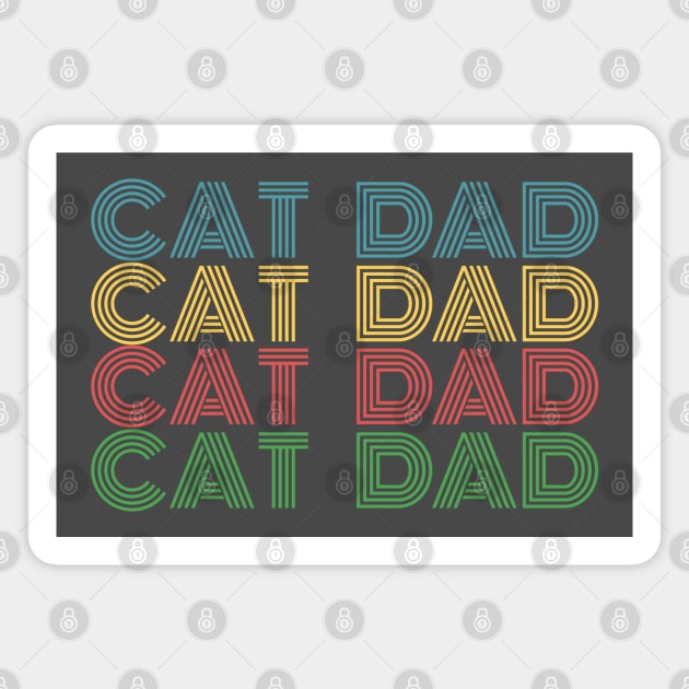 World's Best Cat Dad Magnet by nonbeenarydesigns